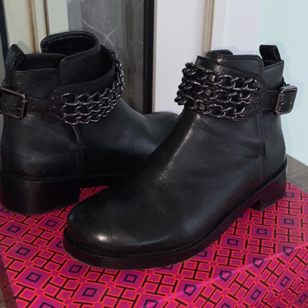 Tory Burch black booties